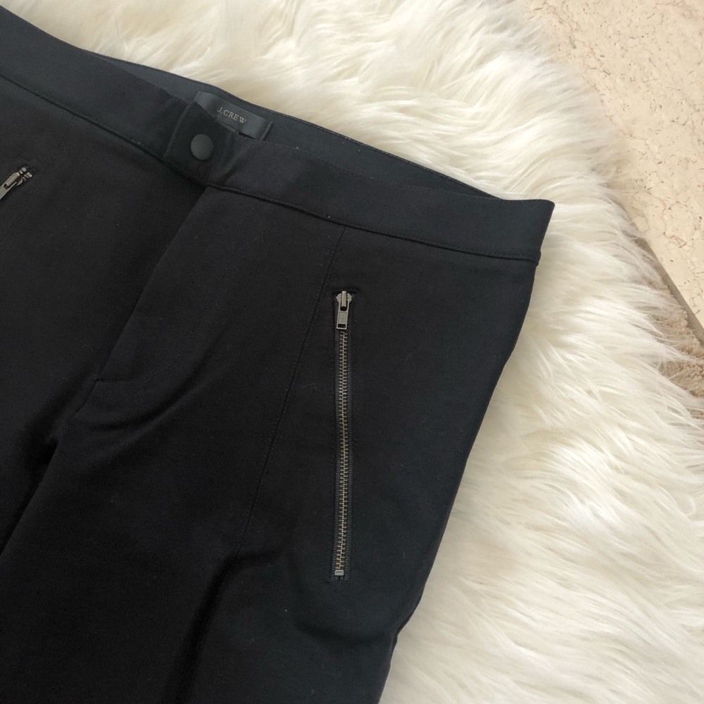 Euc J. Crew Pixie Snap Front Pants ~ 6 - image 3